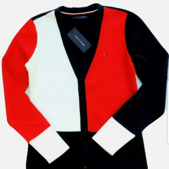 Tommy Hilfiger Women's Cardigan Sweater Button - Picture 2 of 6